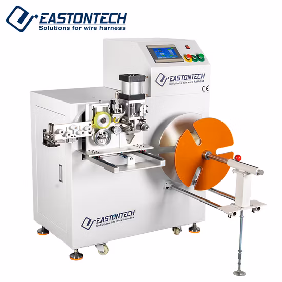 Cable Cutting Coiling Tying Bundle with Meter Counting Automatic Wire Cable Cutting Winding Binding Machine